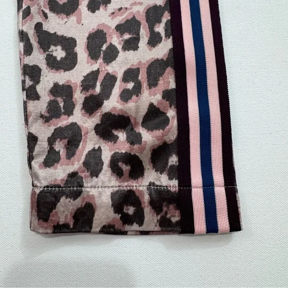 MOTHER The Lounger Leopard Print Ankle Track Pants‎ Size XS - Picture 4 of 9